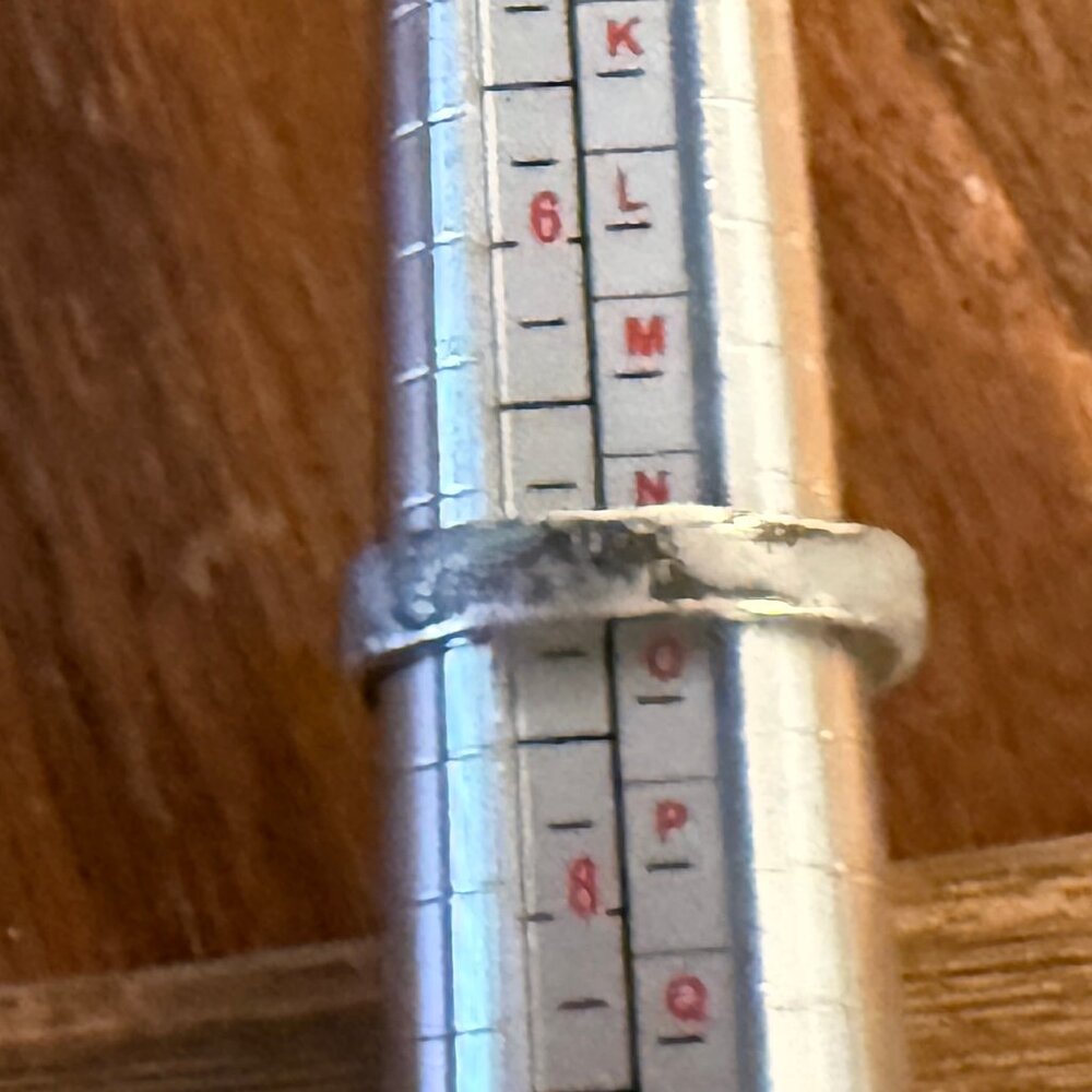 Vintage Navajo Sterling Silver and Turquoise Ring, Size 7 - Picture 7 of 8